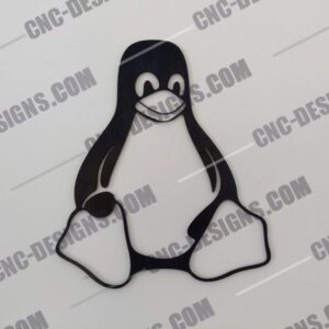 Tux Penguin DXF Files