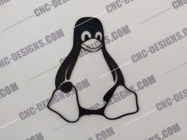 Tux Penguin DXF Files