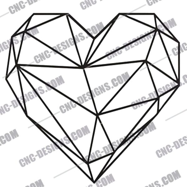 Heart DXF Files