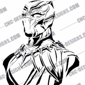 Black Panther DXF Files for CNC Machines