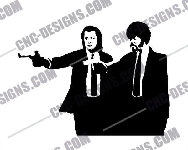 "Pulp Fiction DXF Files"