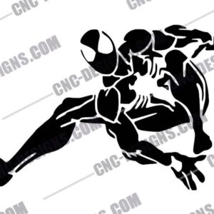 Spiderman Venom DXF Files Collection