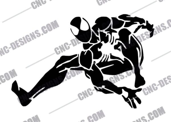 Spiderman Venom DXF Files Collection