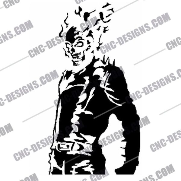 Ghost Rider DXF Files Collection