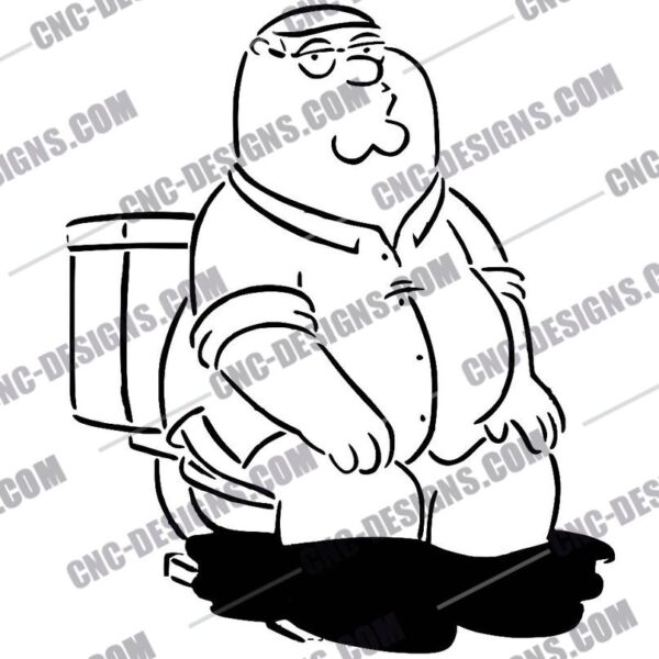 Peter Griffin DXF Files