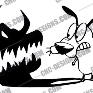 "Adorable Dog DXF File"