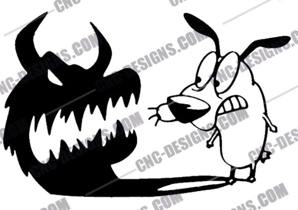 "Adorable Dog DXF File"