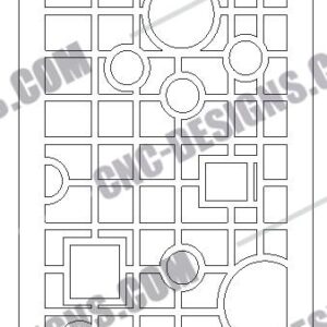 Panel 2 DXF File for Home Decoration