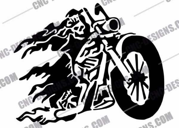 Biker Reaper CNC Design