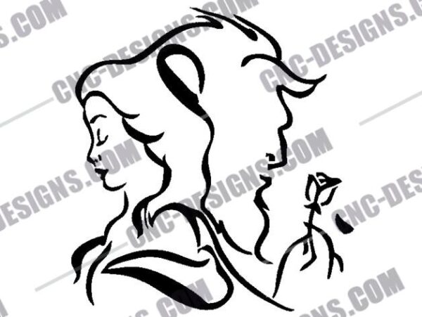 Beauty and Beast DXF Files