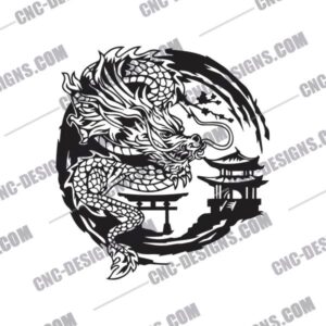 Dragon Temple CNC Design