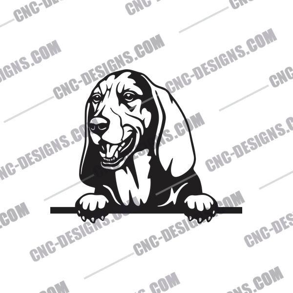 Basset Hound CNC DXF File