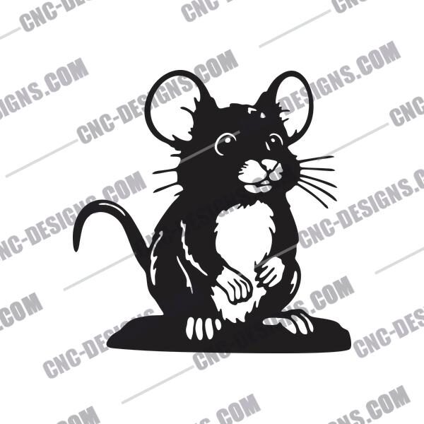 Cute Mouse DXF File