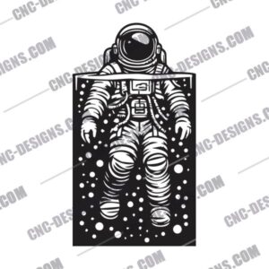 Astronaut in Water DXF Pattern