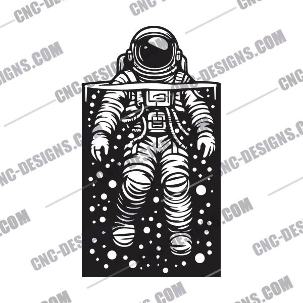 Astronaut in Water DXF Pattern