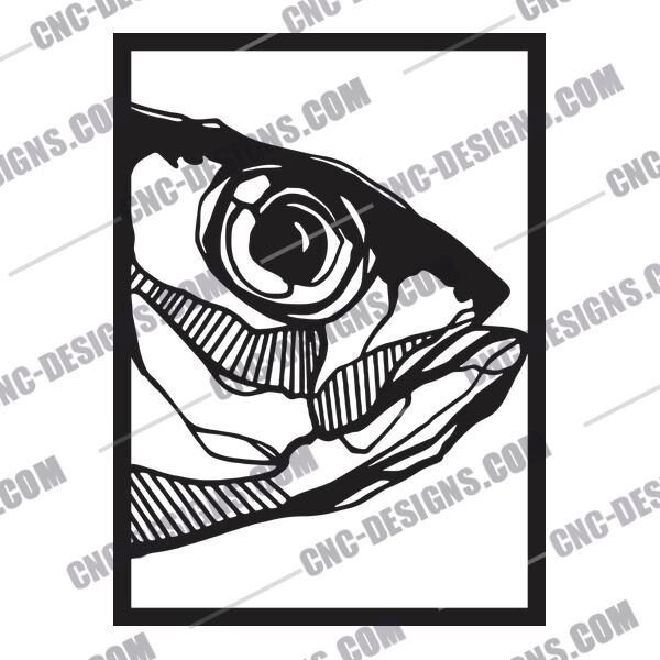 Fish Wall Decor DXF Files