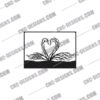 Tree Swan Wall Decor CNC File